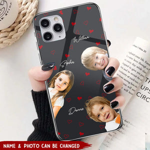 Custom Photo Love You So Much - Family Personalized Custom Clear Phone Case - Gift For Mom, Grandma