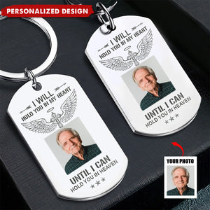 Never Walk Alone - Personalized Stainless Steel Keychain