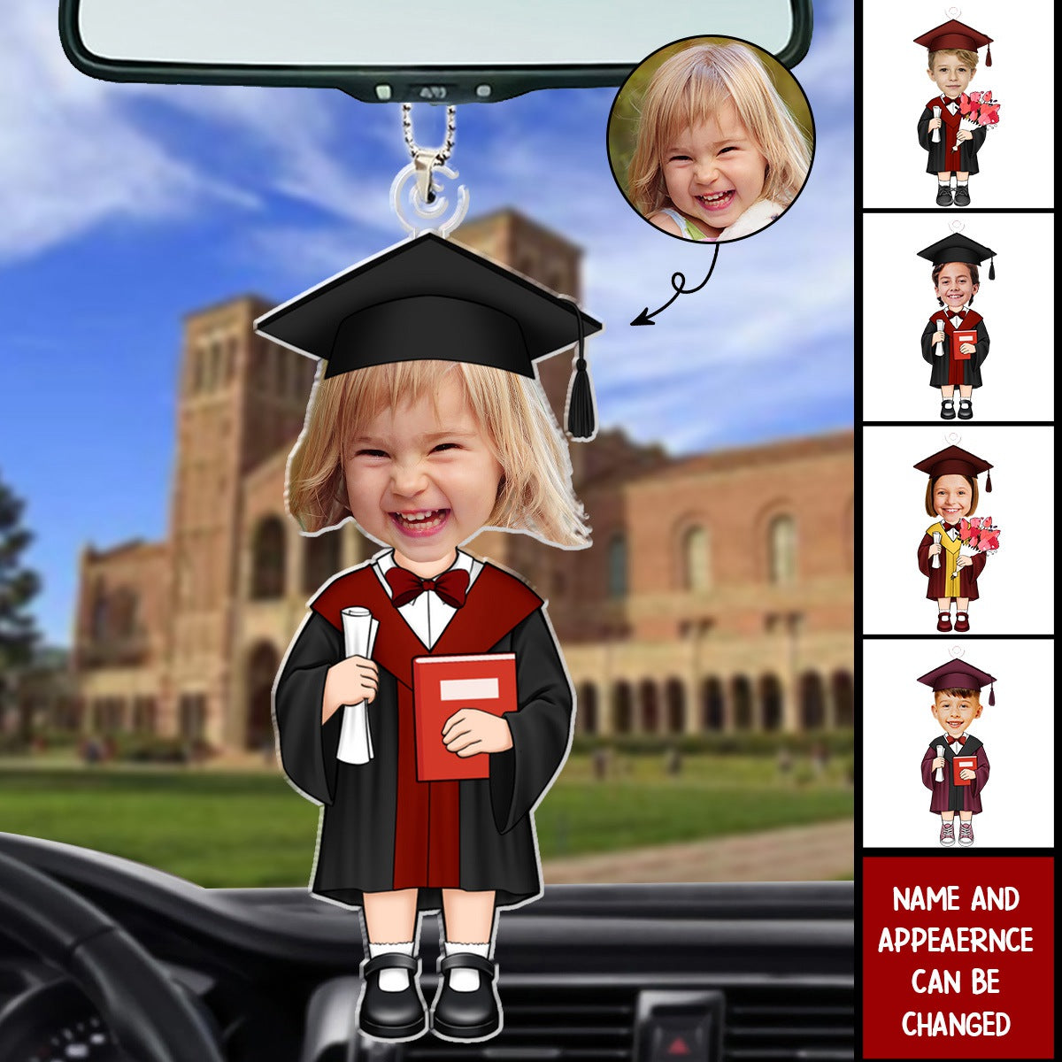 Graduation Gift For Kids - Personalized Photo Ornament