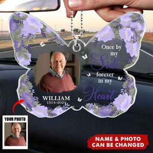 Custom Photo I Am Always With You - Memorial Personalized Custom Car Ornament - Sympathy Gift For Family Members