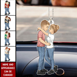 Every Day With You Is The Best Day Of My Life - Couple Personalized Custom Car Ornament