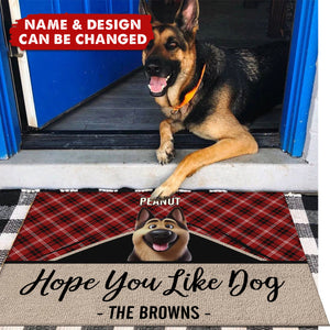 Hope You Like Dogs - Personalized Doormat, House Warming Gift For Pet Owners, Pet Lovers