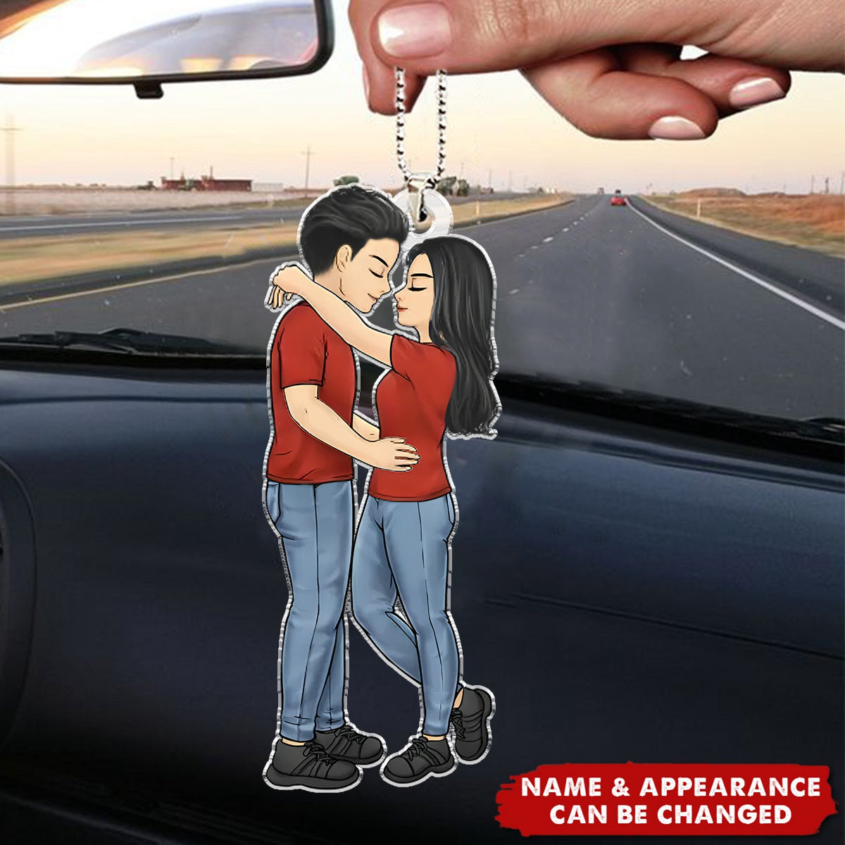 Every Day With You Is The Best Day Of My Life - Couple Personalized Custom Car Ornament