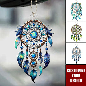 Zodiac Birthstone Dreamcatcher - Personalized Acrylic Ornament