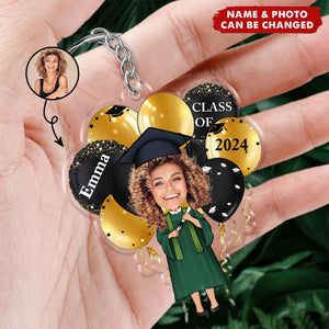 Graduation Celebration - Personalized Acrylic Photo Keychain