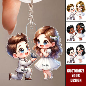 Couple Wedding Valentine‘s Day Gift - Personalized Keychain