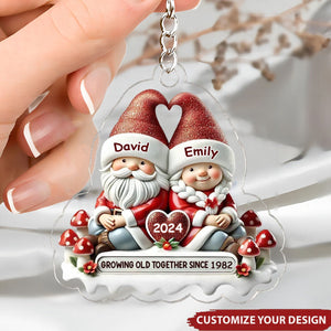 Couple Personalized Keychain - Perfect Gift For Couple