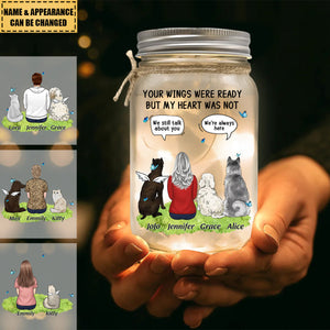 Your Light Will Always Shine In My Heart - Memorial Personalized Mason Jar Light - Sympathy Gift For Pet Owners, Pet Lovers