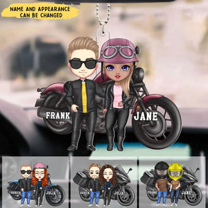 Personalized Biker Couple For Life Ornament, Gift For Motorcycle Lovers