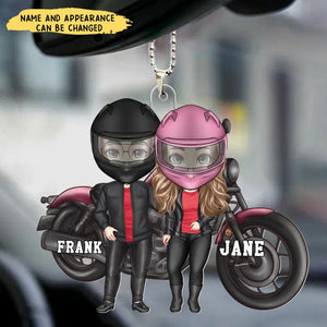 Personalized Biker Couple For Life Ornament, Gift For Motorcycle Lovers