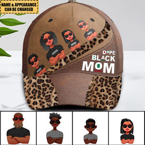 Dope Black Dad - Personalized Classic Cap