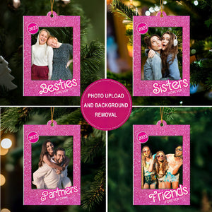 The Doll Box - Custom Photo - Besties Forever - Fab Christmas Gifts For Her - Personalized Acrylic Ornament