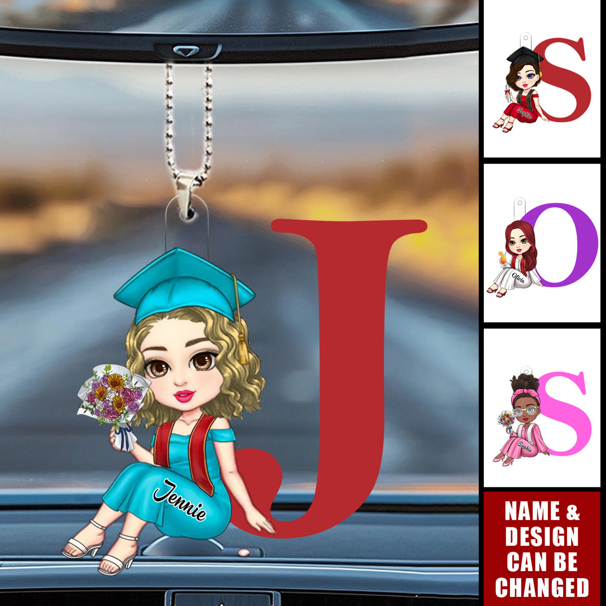 Graduation Girl - Personalized Acrylic Ornament