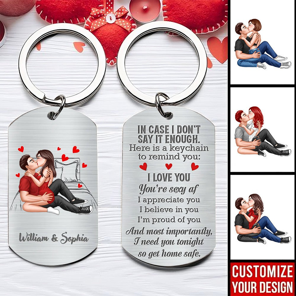 Personalized Couple Keychain - Gift Idea For Couple/Valentine's Day - I Believe In You