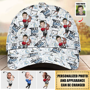 Best Dad By Par - Personalized Golf Classic Cap