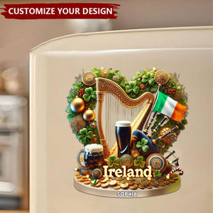 Ireland St Patrick's Day - Personalized Decal