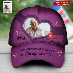 Custom Photo Memorial I'll Carry You With Me Until I See You Again - Personalized Classic Cap