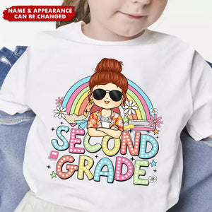 School Level Unlocked - Personalized Custom T-shirt - Back To School Gift For Kid