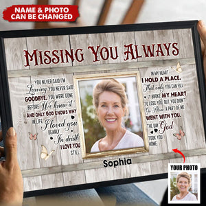 Personalized Memorial Gift For Loss Of Loved Ones Poster