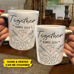 I Met You I Loved You - Couple Personalized Custom 3D Inflated Effect Printed Mug - Gift For Husband Wife, Anniversary