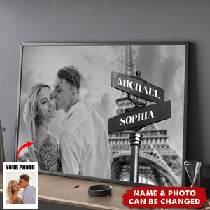 We Loved With A Love That Was More Than Love - Couple Personalized Poster