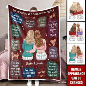 We Have An Incredible Bond - Bestie Personalized Custom Blanket - Christmas Gift For Best Friends, BFF, Sisters