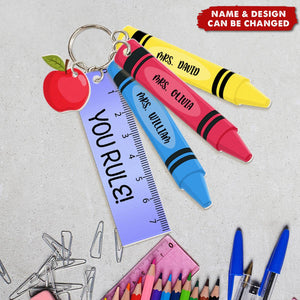 You Rule! - Personalized Acrylic Keychain