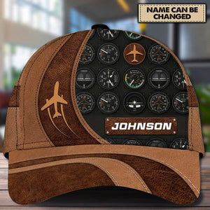 Personalized Pilot Classic Cap, Personalized Gift for Pilot