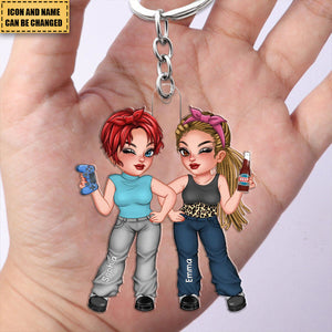 Personalized Y2K Summer Acrylic Keychain