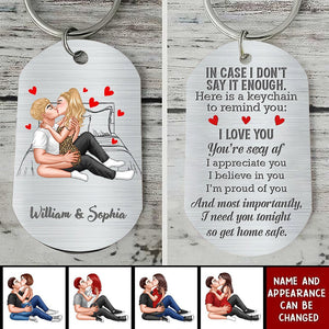 Personalized Couple Keychain - Gift Idea For Couple/Valentine's Day - I Believe In You