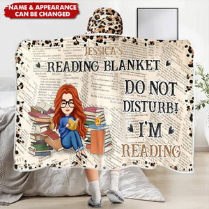 My Reading Blanket - Personalized Wearable Hooded Blanket