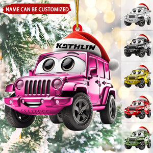 Christmas Cute Off-road Car Personalized Ornament, Off-road Lover Christmas Gift