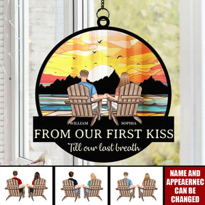 Till Our Last Breath - Personalized Window Hanging Suncatcher Ornament