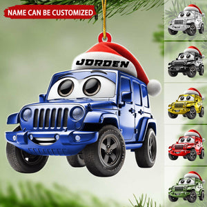 Christmas Cute Off-road Car Personalized Ornament, Off-road Lover Christmas Gift