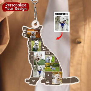 Personalized Photo Dogs Keychain