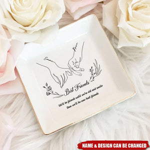 Pinky Promise Friendship Forever - Personalized Jewelry Dish