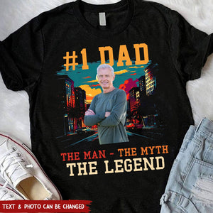 The Man The Myth The Legend - Personalized Photo Shirt