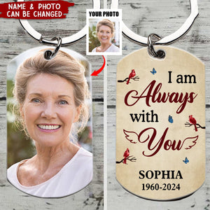 Family Memorial Photo Carry You With Me Personalized Acrylic Keychain