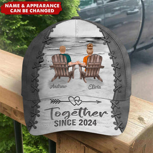 You And Me, We Are Together - Couple Personalized Classic Cap