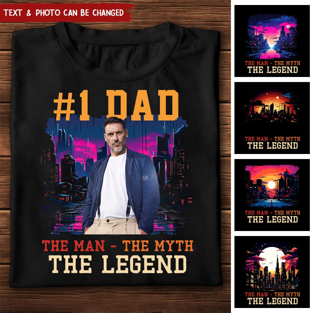 The Man The Myth The Legend - Personalized Photo Shirt