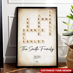 Together, We Celebrate The Magic Of The Season - Family Personalized Custom Vertical Poster - Gift For Family Members