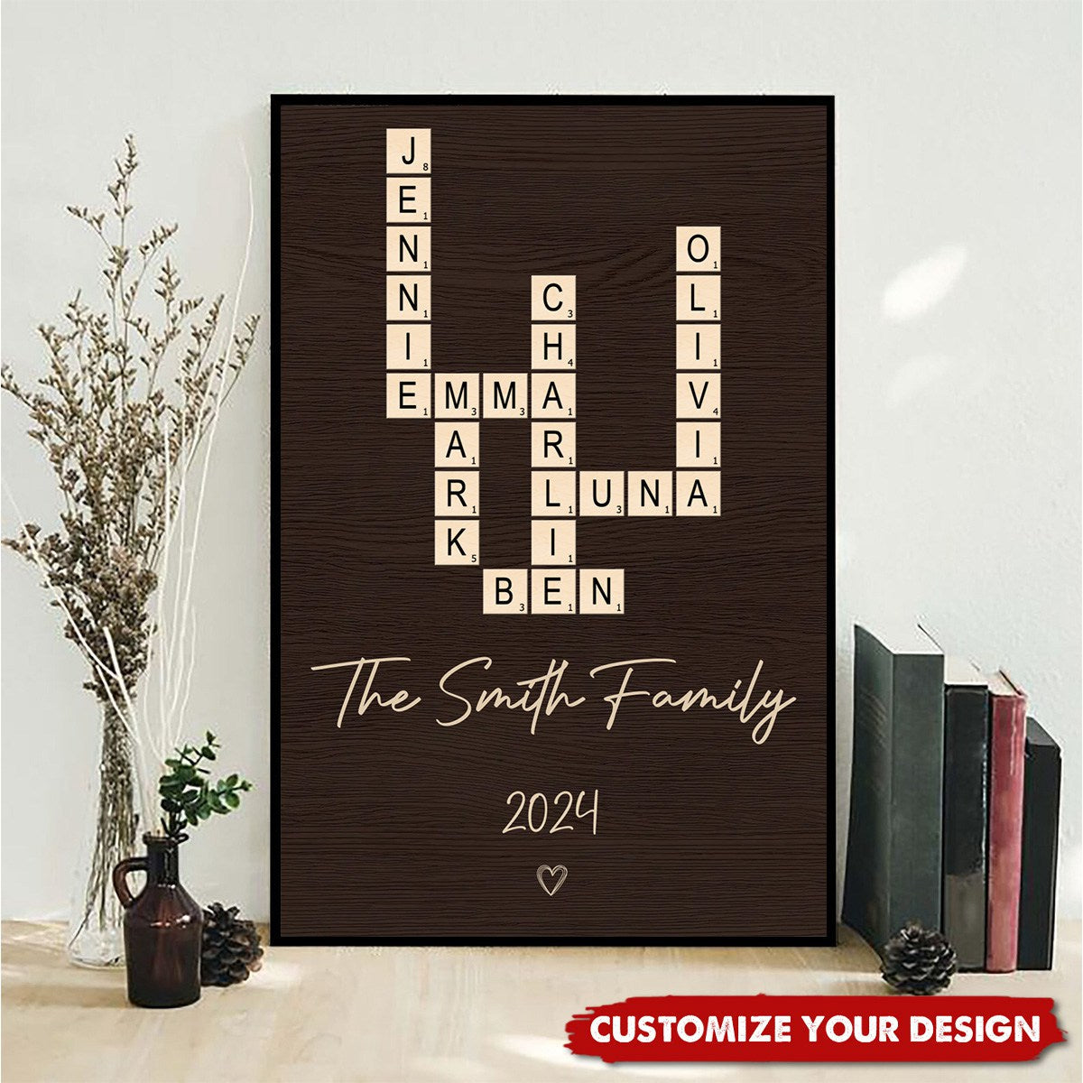 Together, We Celebrate The Magic Of The Season - Family Personalized Custom Vertical Poster - Gift For Family Members