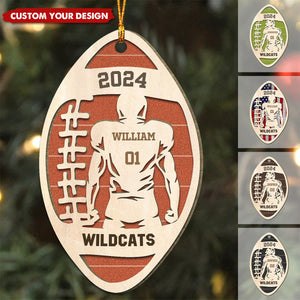 Rucking And Rolling On The Rugby Field - Personalized Custom Ornament - Wood Custom Shaped - Christmas Gift For Sport Lovers, Sport Players