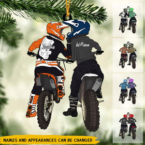 Dirt Bike Couple Custom Christmas Ornament This Is Us Personalized Gift