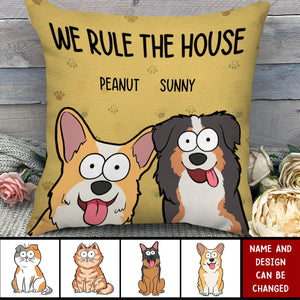 We're The Trouble - Cat Personalized Custom Pillow - Gift For Pet Owners, Pet Lovers