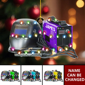 Personalized Welder Christmas Ornament - Gift For Welder