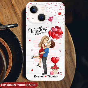 My Love For You Is Endless - Couple Personalized Clear Phone Case, Gift For Husband Wife, Anniversary