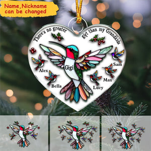 All I Want For Christmas Is My Grandkids - Personalized Acrylic Ornament