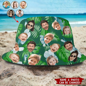 Custom Face Photo Hawaii Bucket Hat