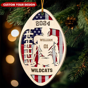 Rucking And Rolling On The Rugby Field - Personalized Custom Ornament - Wood Custom Shaped - Christmas Gift For Sport Lovers, Sport Players